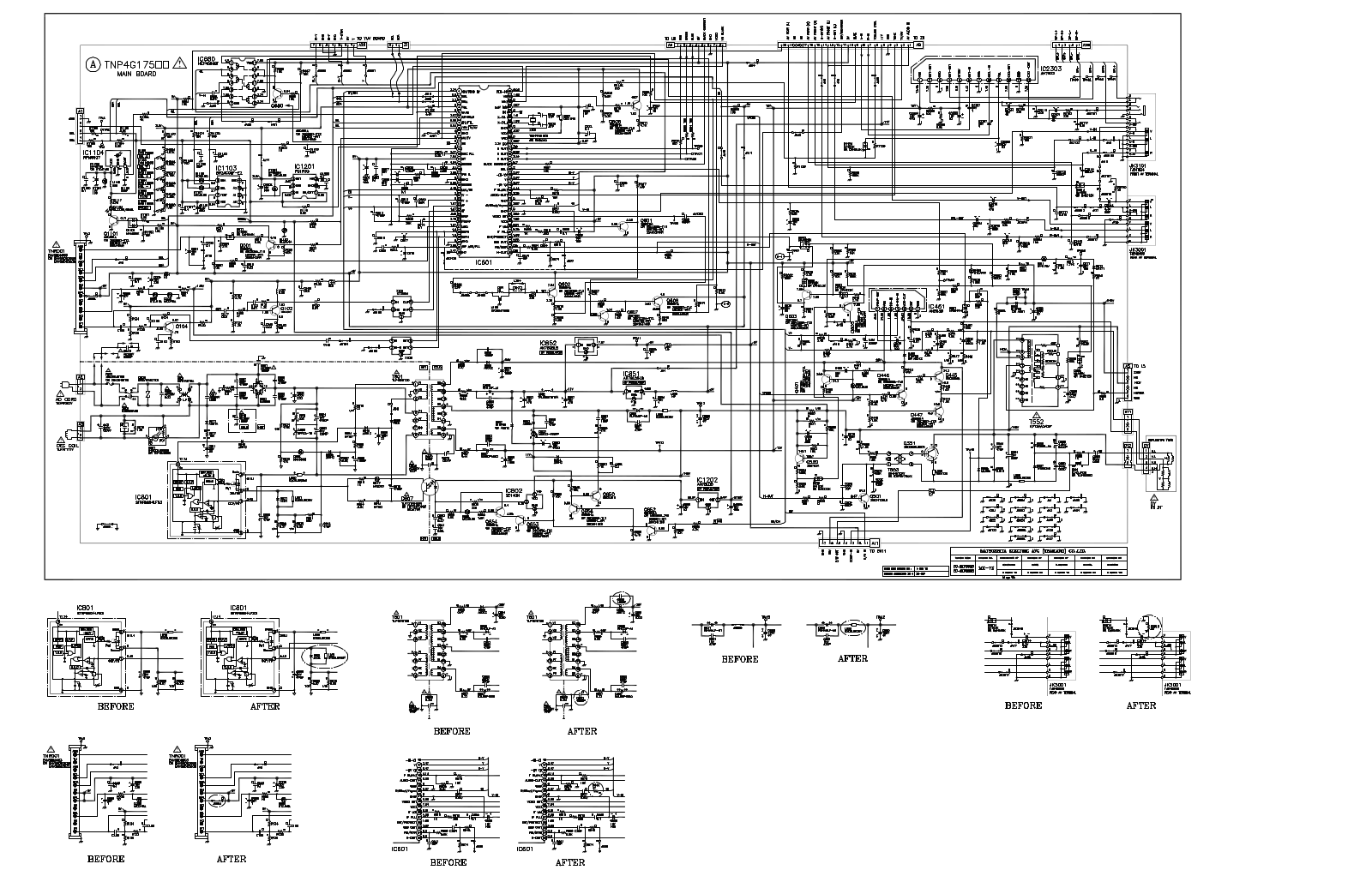 Panasonic TC-21PS35B Schematic