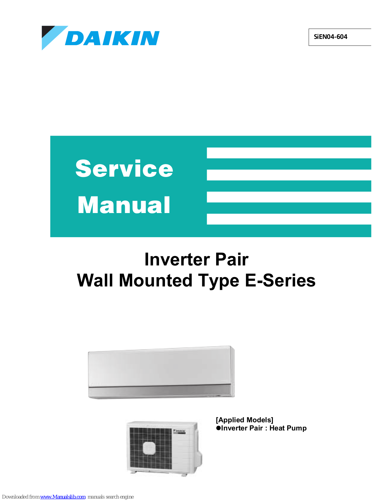 Daikin FTXG25EVMAW,FTXG25EVMAS,FTXG25EV1BW,FTXG25EV1BS,ATXG25EVIB,RXG25EVMA,RXG25E2VIB,ARXG25E2VIB,FTXG35EVMAW,FTXG35EVMAS,FTXG35EV1BW,FTXG35EV1BS,ATXG35EV1B,RXG35EVMA,RXG35E2VIB,ARXG35E2VIB Service Manual