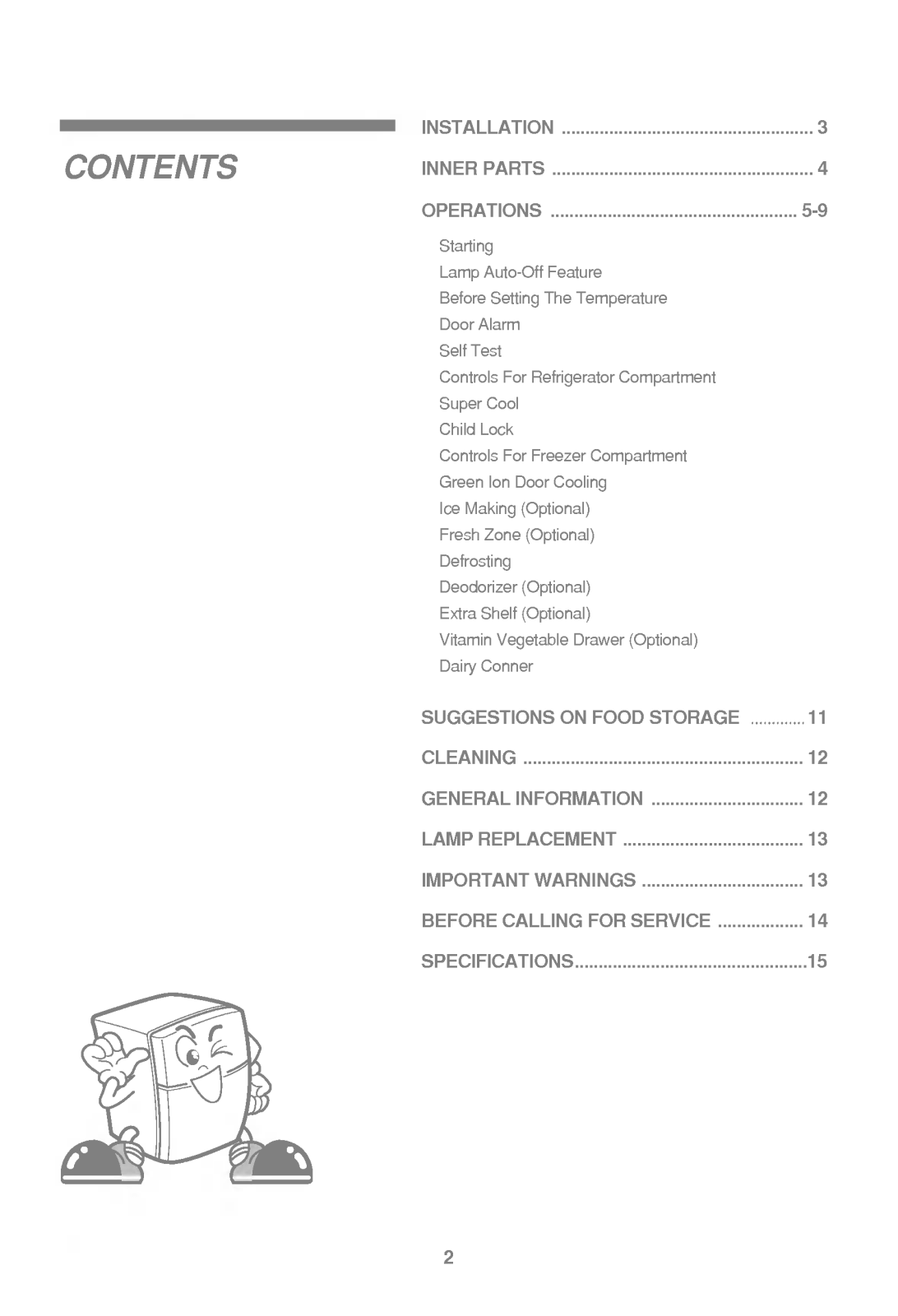 LG GR-R652JLQ Owner’s Manual