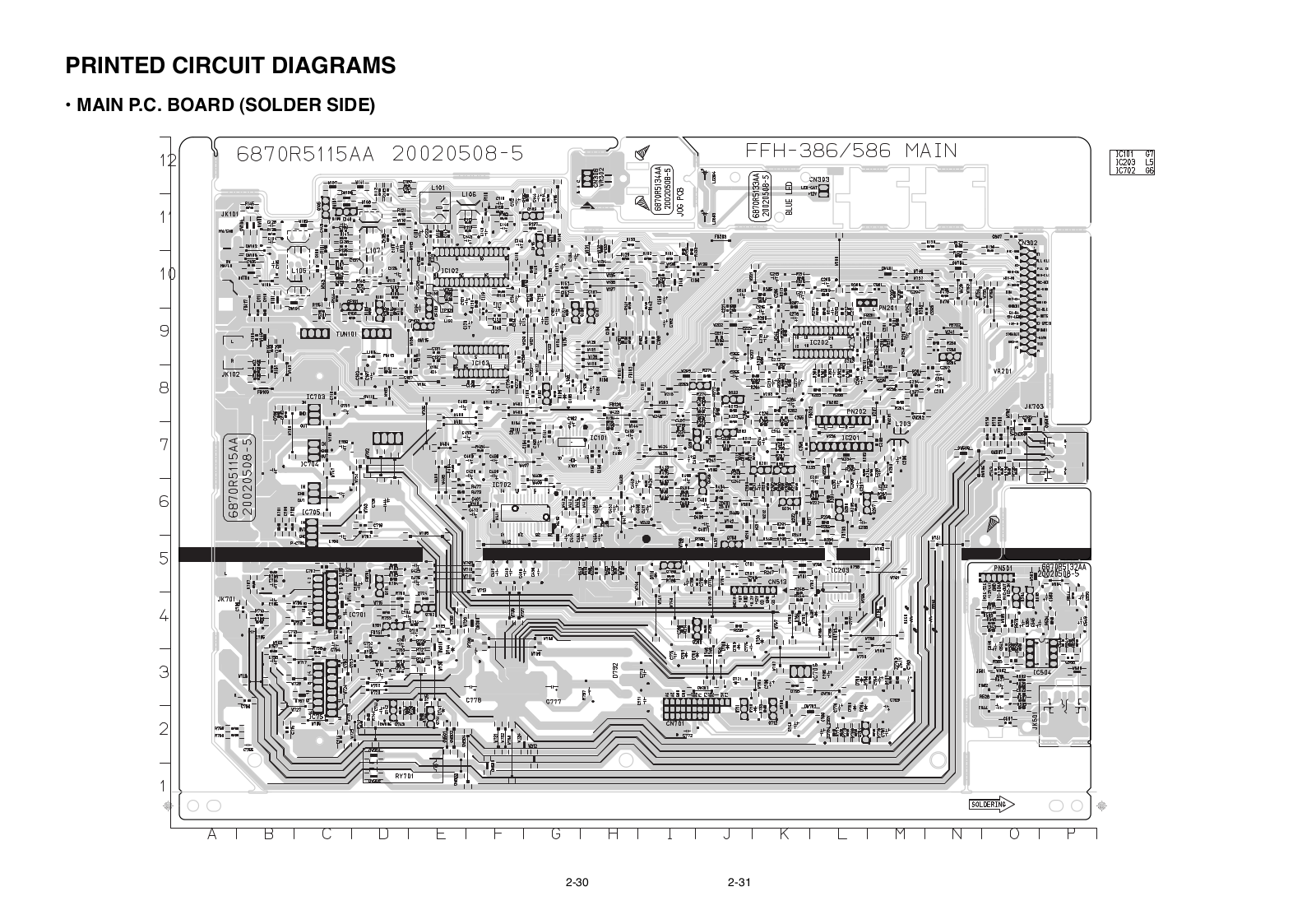 Goldstar FFH-V3865AX, FFH-V386AX Schematic