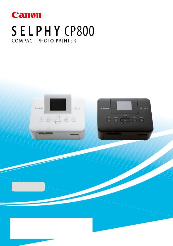 Canon Selphy CP800 User Manual