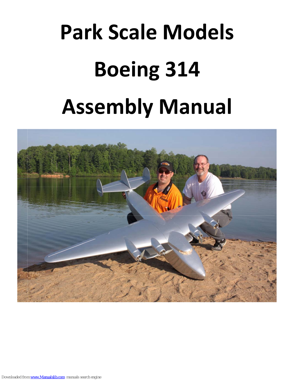 Park Scale Models Boeing 314 Assembly  Manual