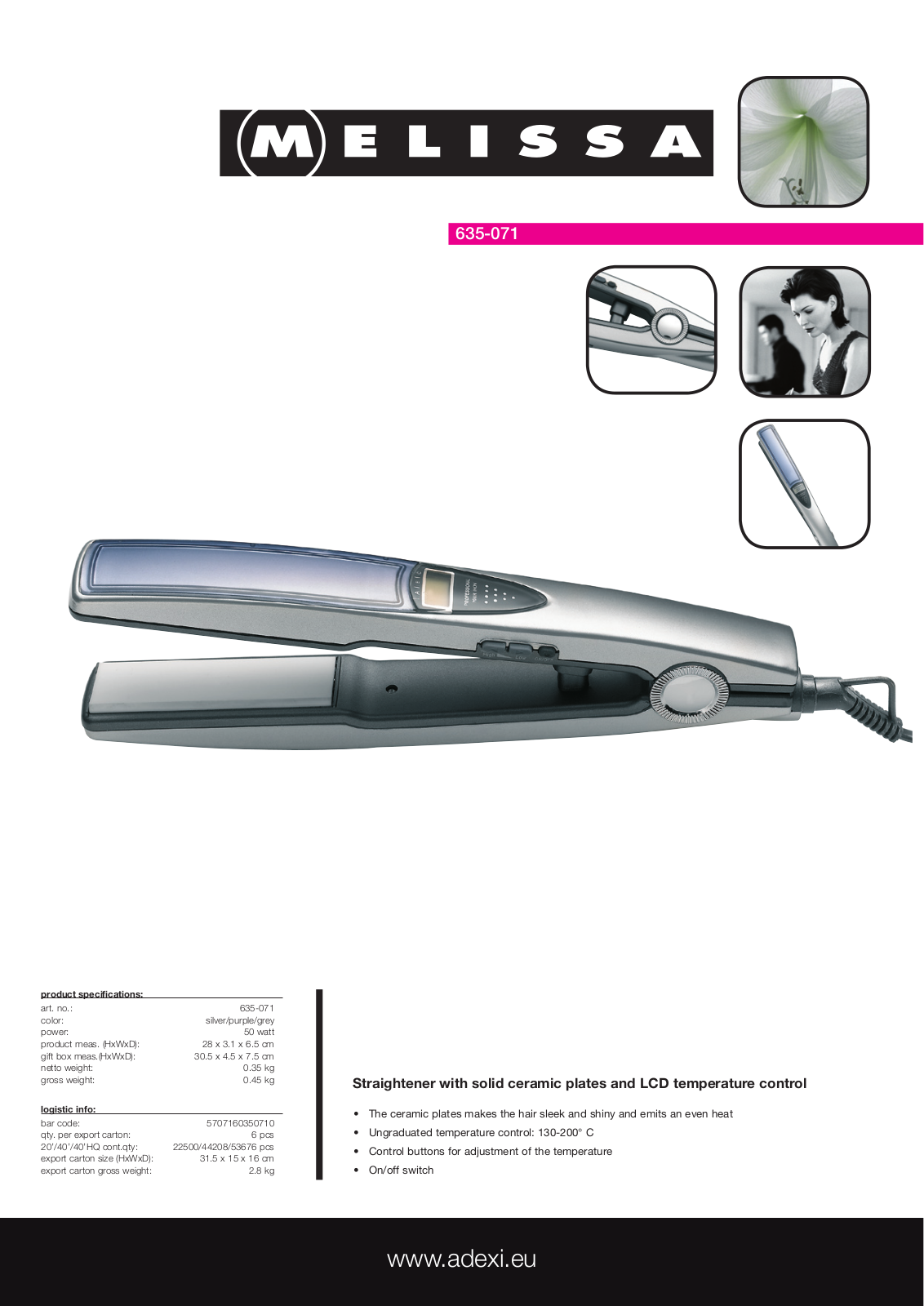 Melissa 635-071 User Manual