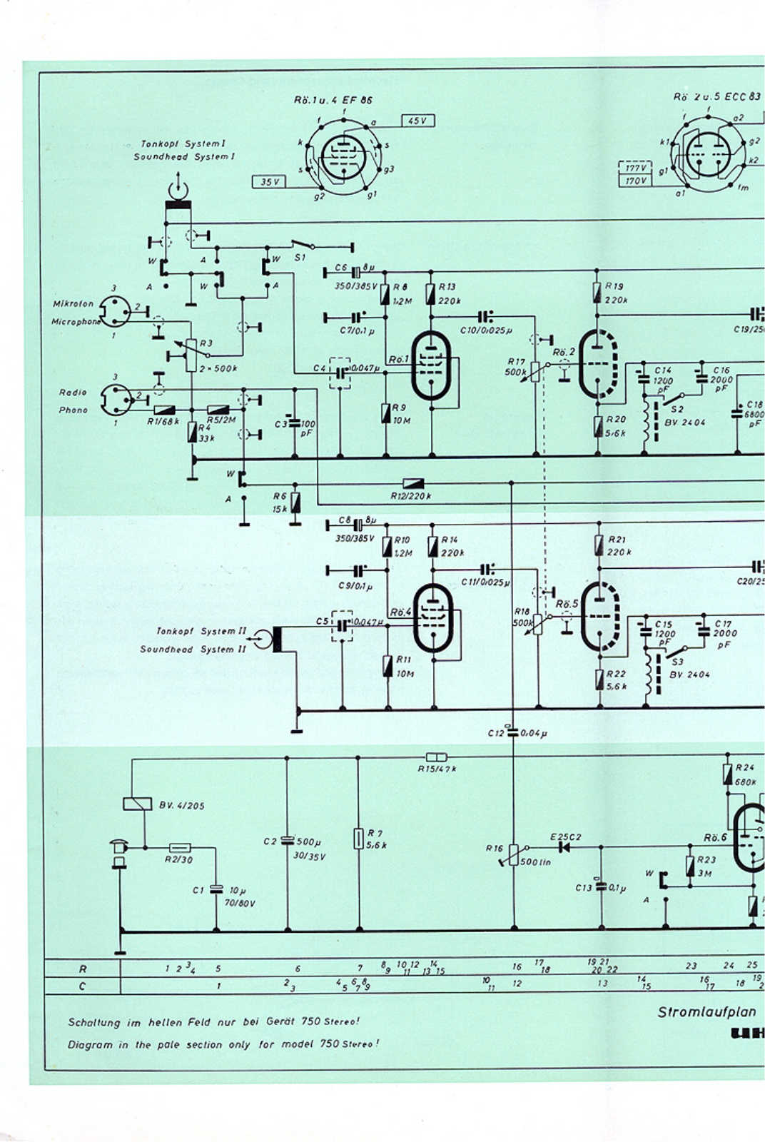 Uher 720 Schematic