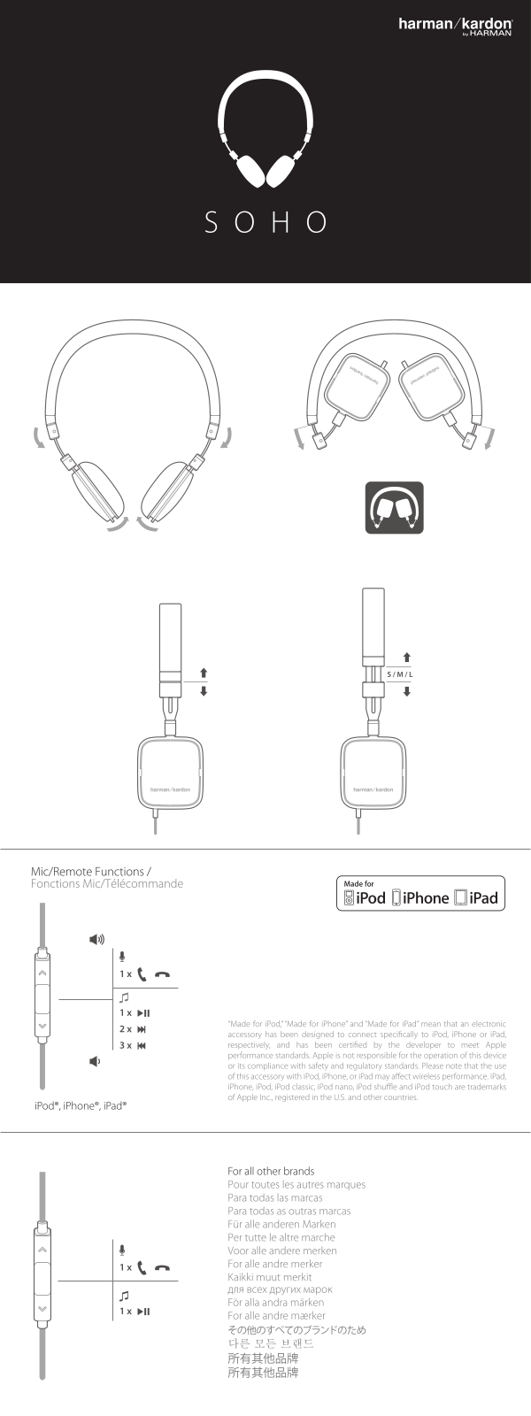 Harman Kardon SOHO Quick Guide