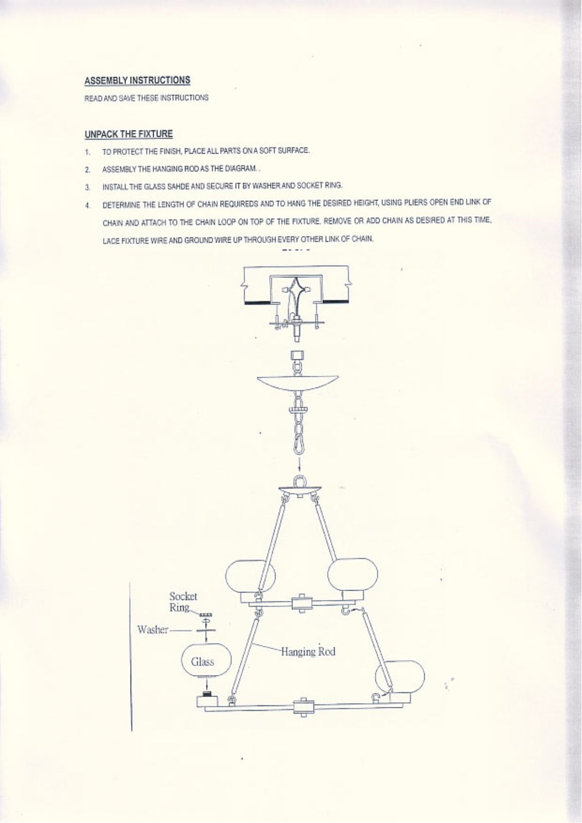 Triarch 29475, 29473, 29474 User Manual