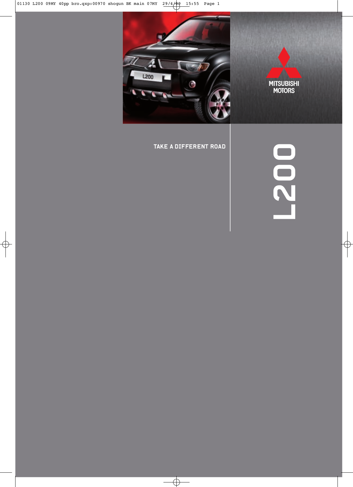 Mitsubishi L200 BROCHURE