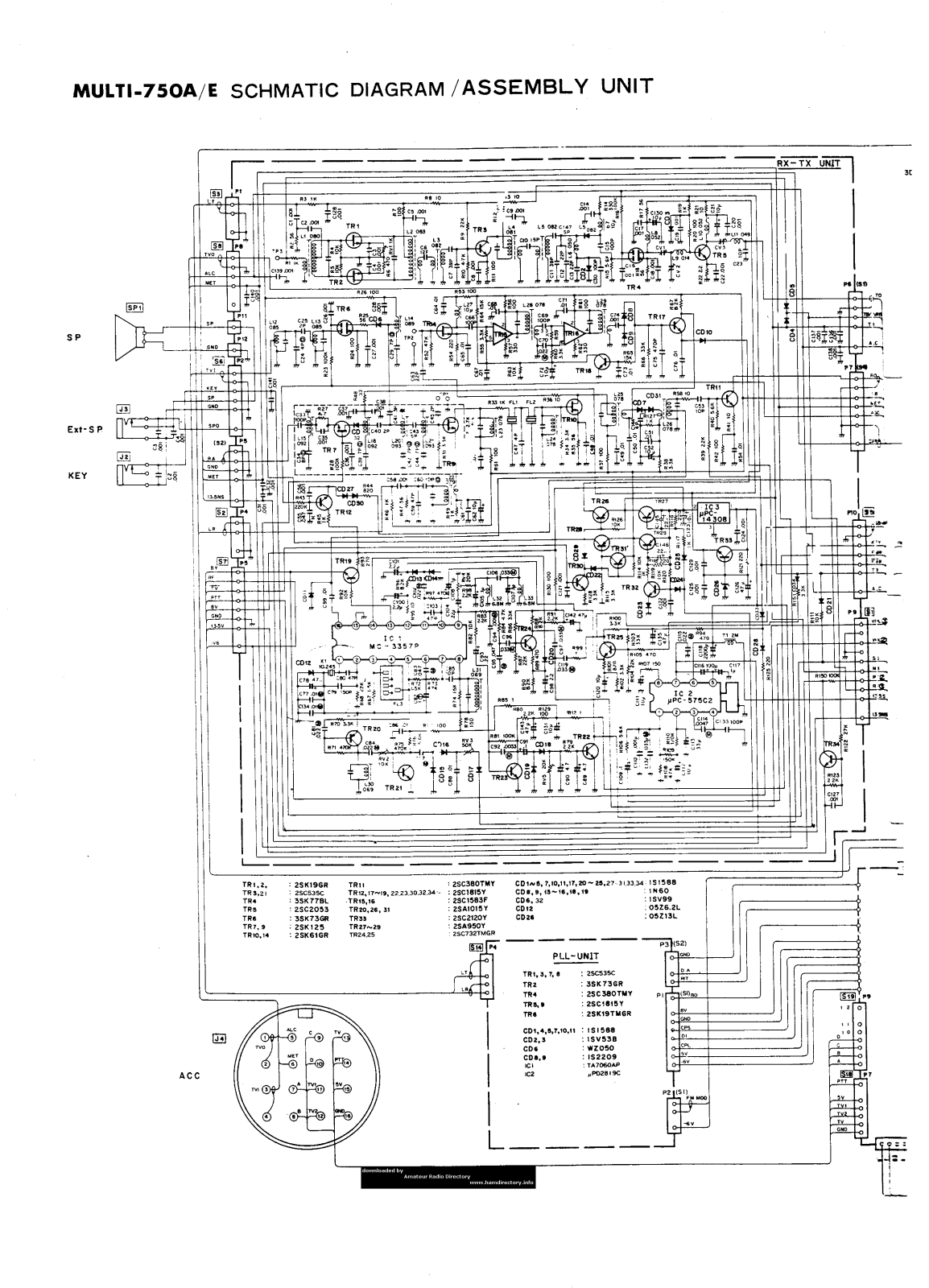 Pozosta FDK-Multi-750 Schematic