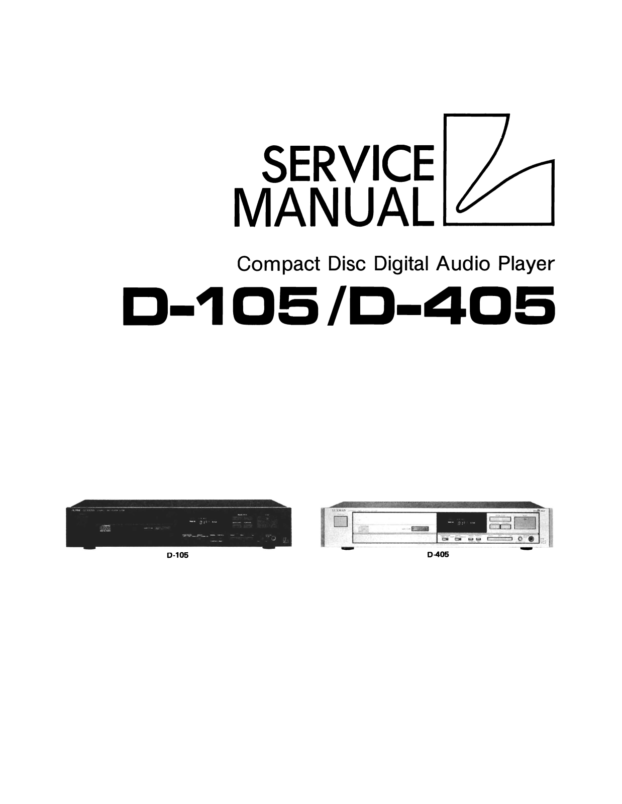 Luxman D-405 Service Manual