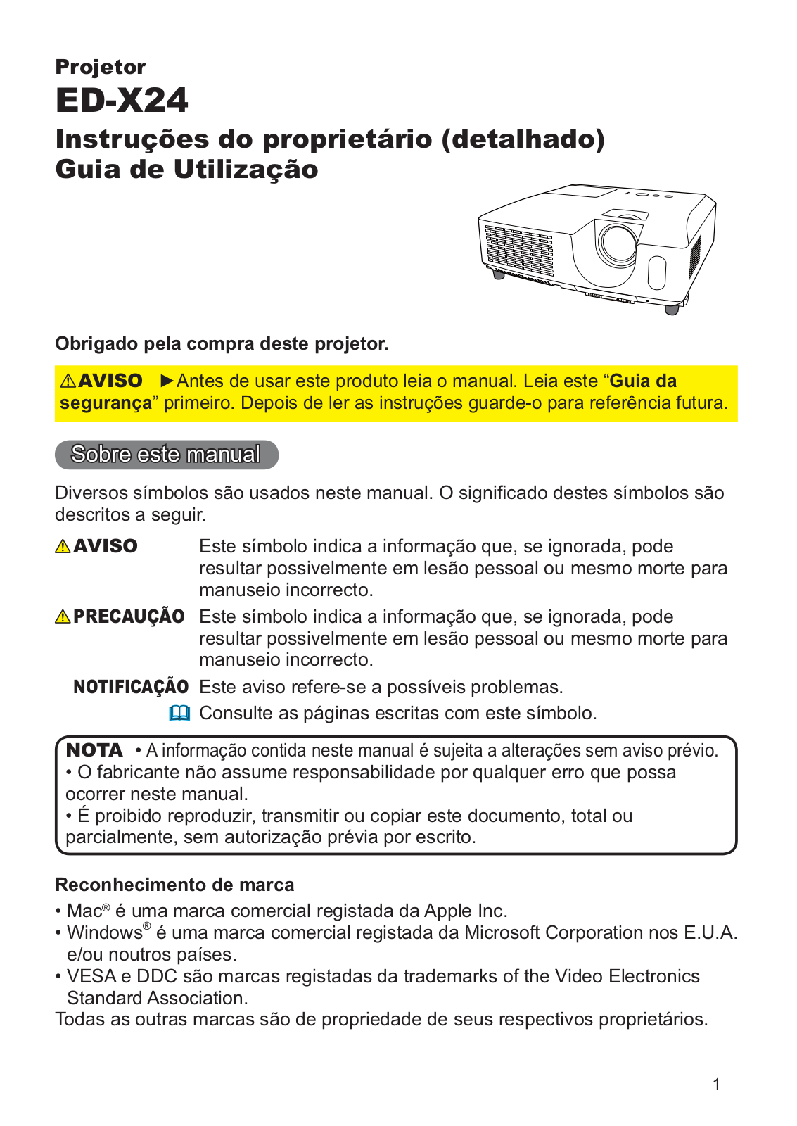 Hitachi ED-X24 User Manual