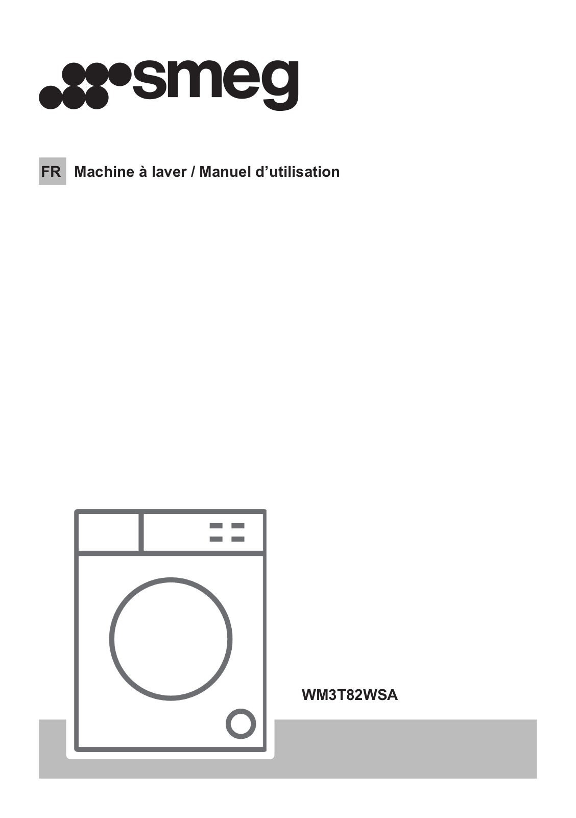 Smeg WM3T82WSA User manual