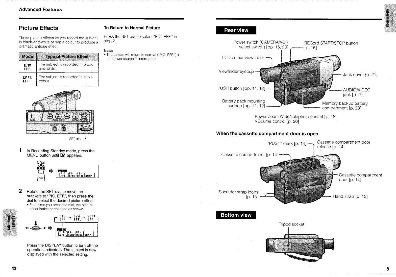 Sharp VL-SE10 User Manual