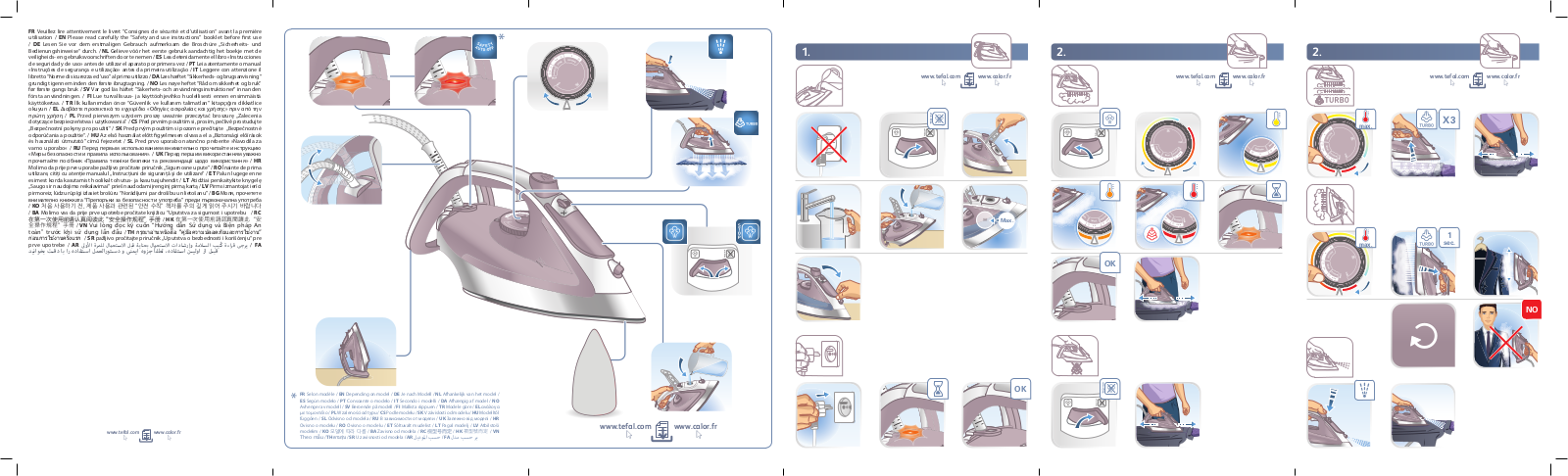 Tefal FV5714 operation manual