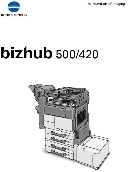 Konica minolta BIZHUB 420 User Manual