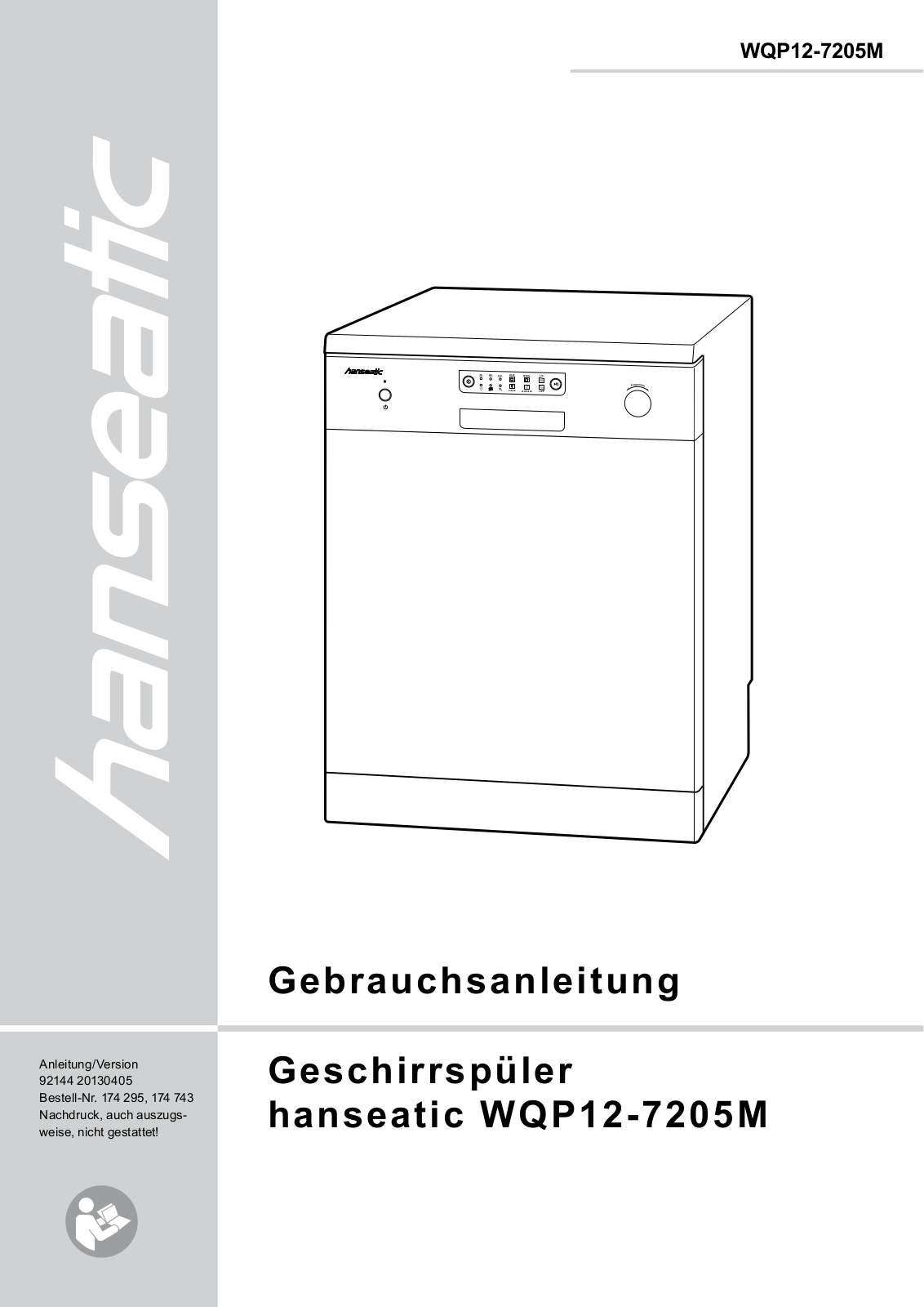 Hanseatic WQP12-7205M User Manual