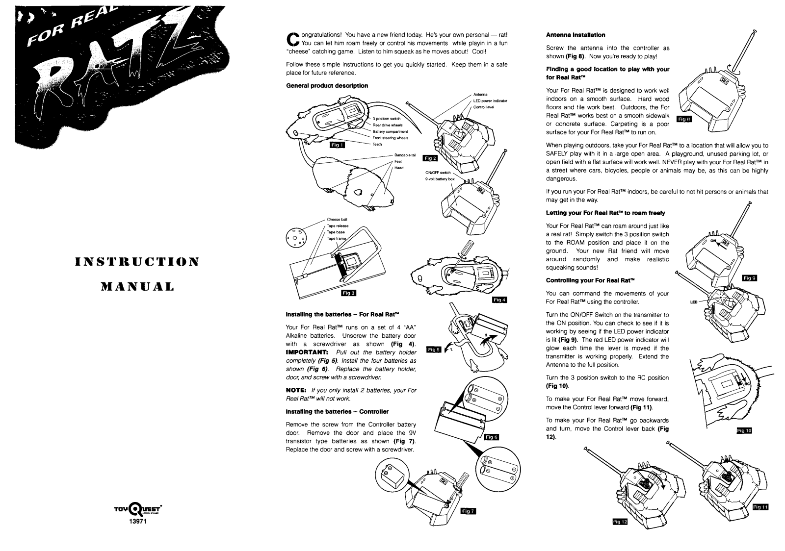 Manley Toys 13971 49TX, 13971 49RX, 13971 27 User Manual