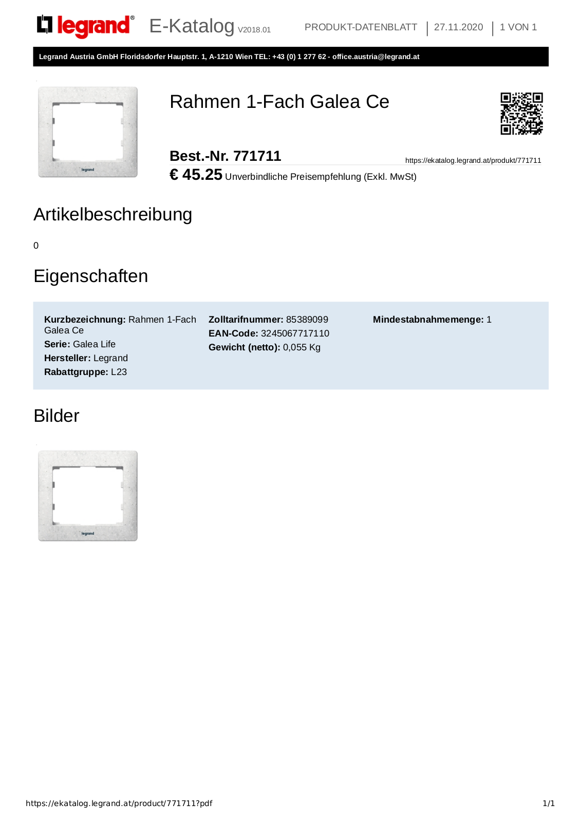 Legrand 771711 User Manual