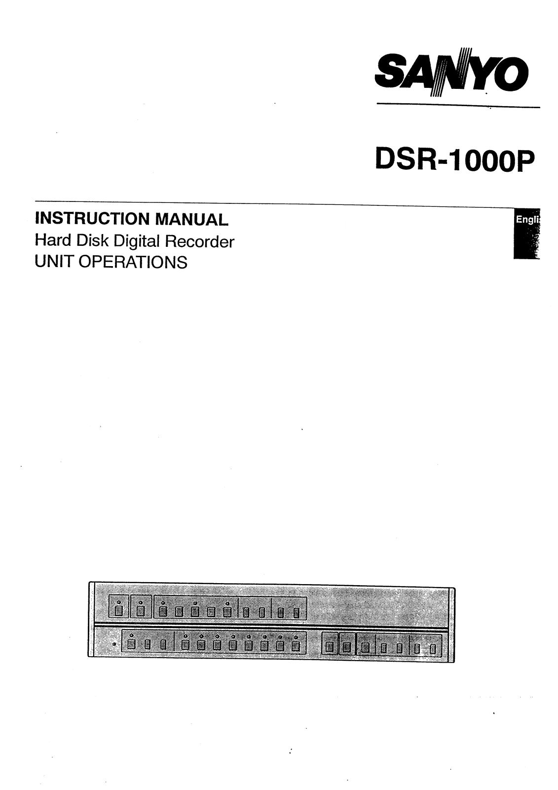 Sanyo DSR-1000P Instruction Manual