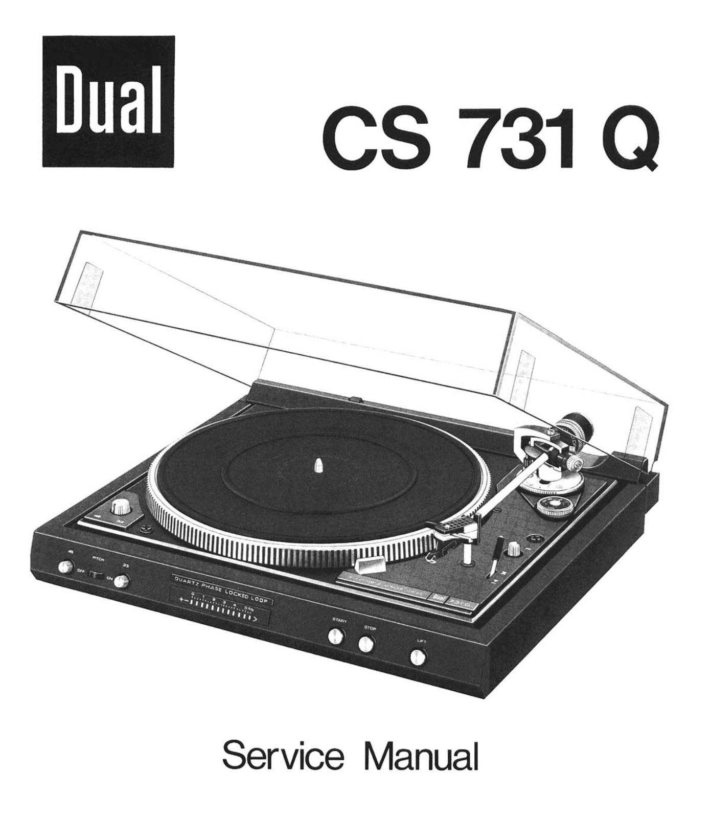 Dual CS-731-Q Service manual