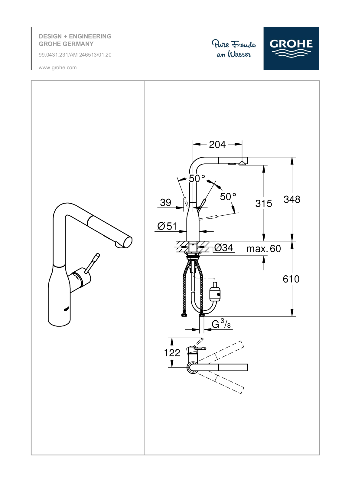 GROHE 30270DC0 User guide - ManualMachine.com