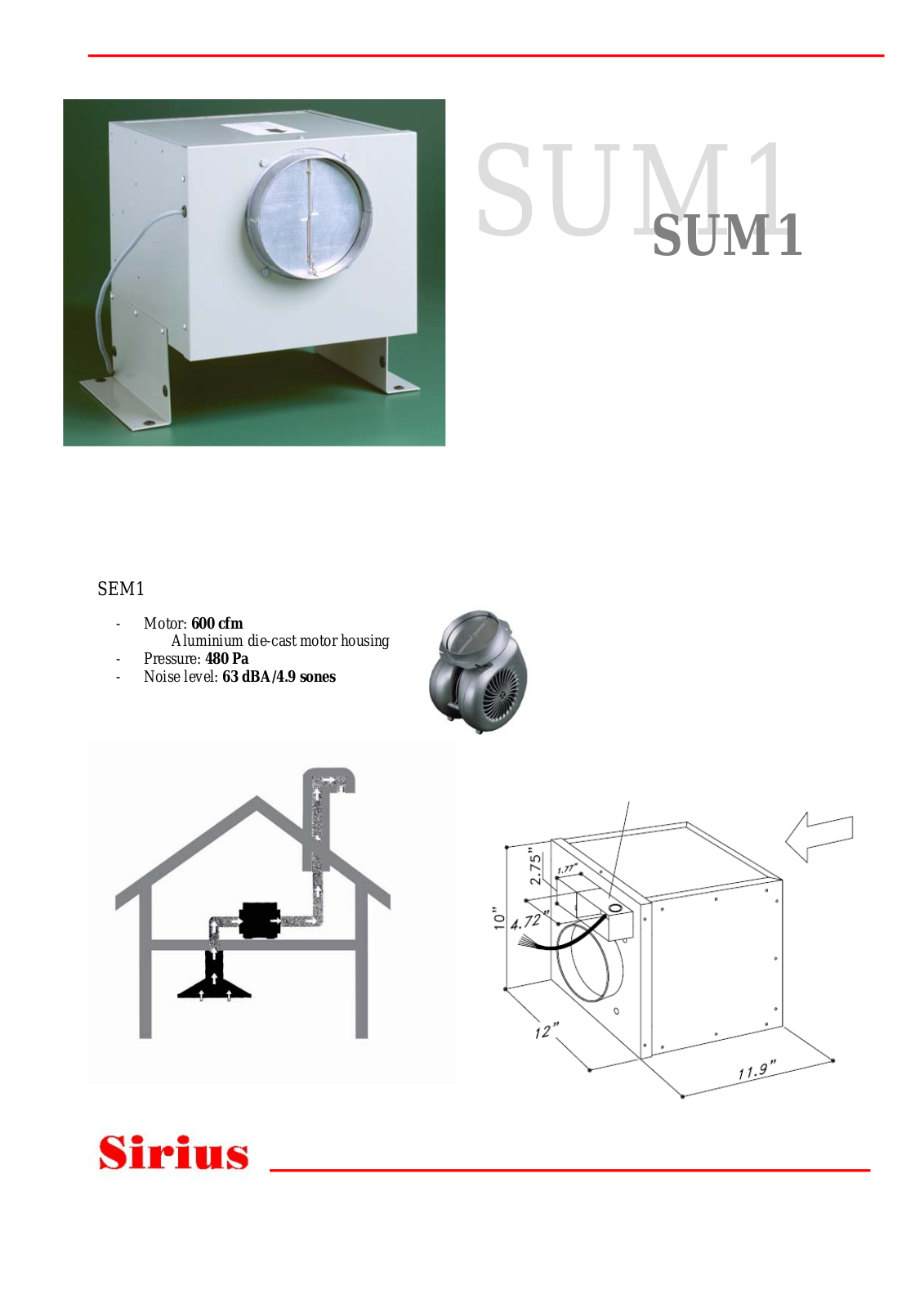 Sirius SEM1 Data Sheet