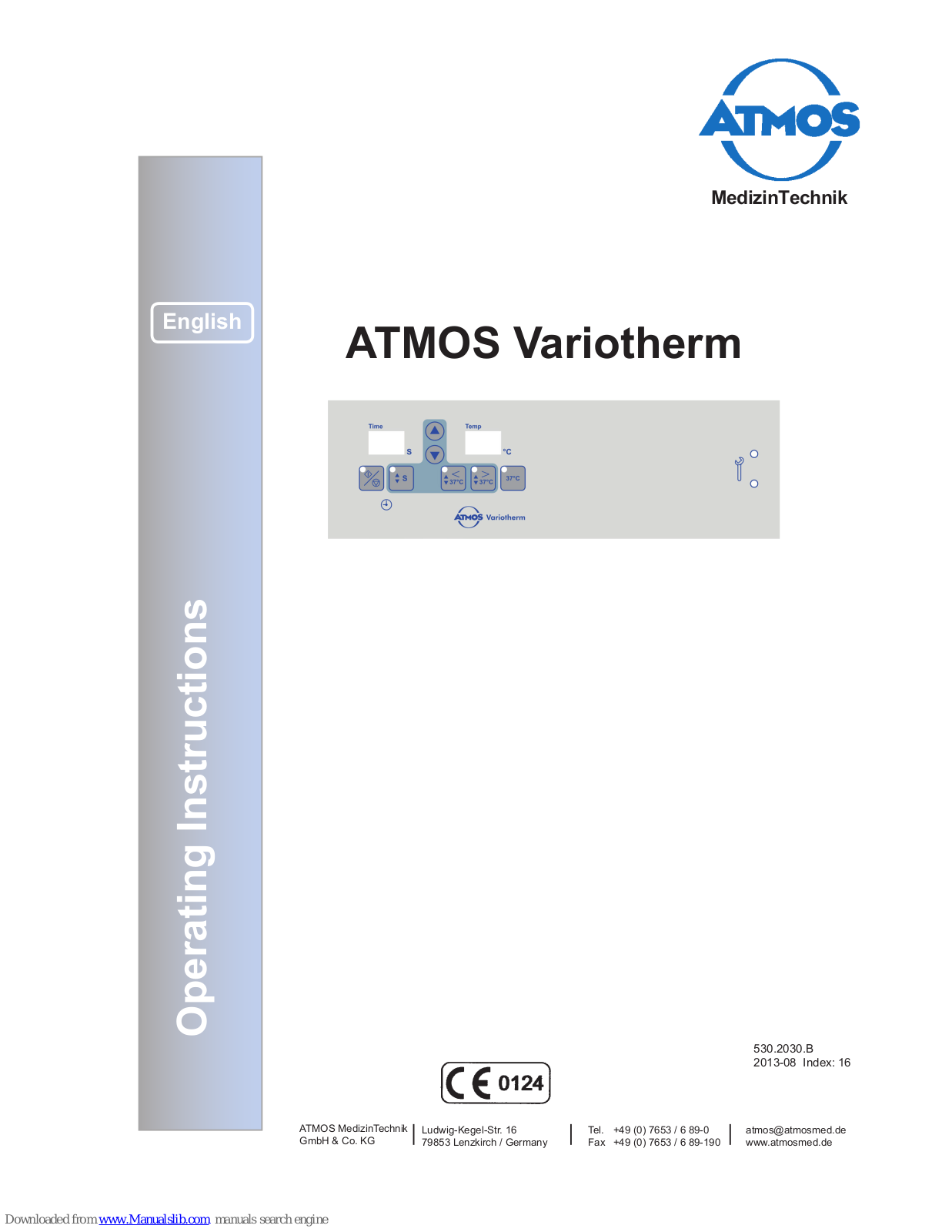 Atmos Variotherm Operating Instructions Manual