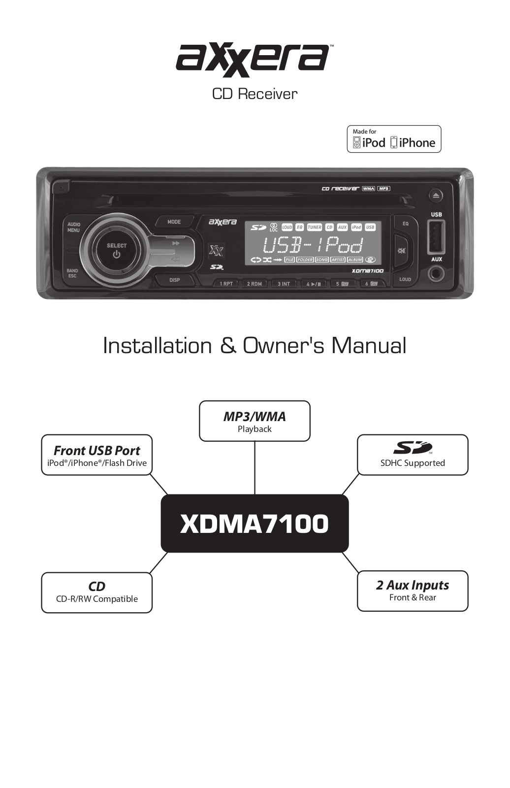 Dual XDMA7100 Owners Manual