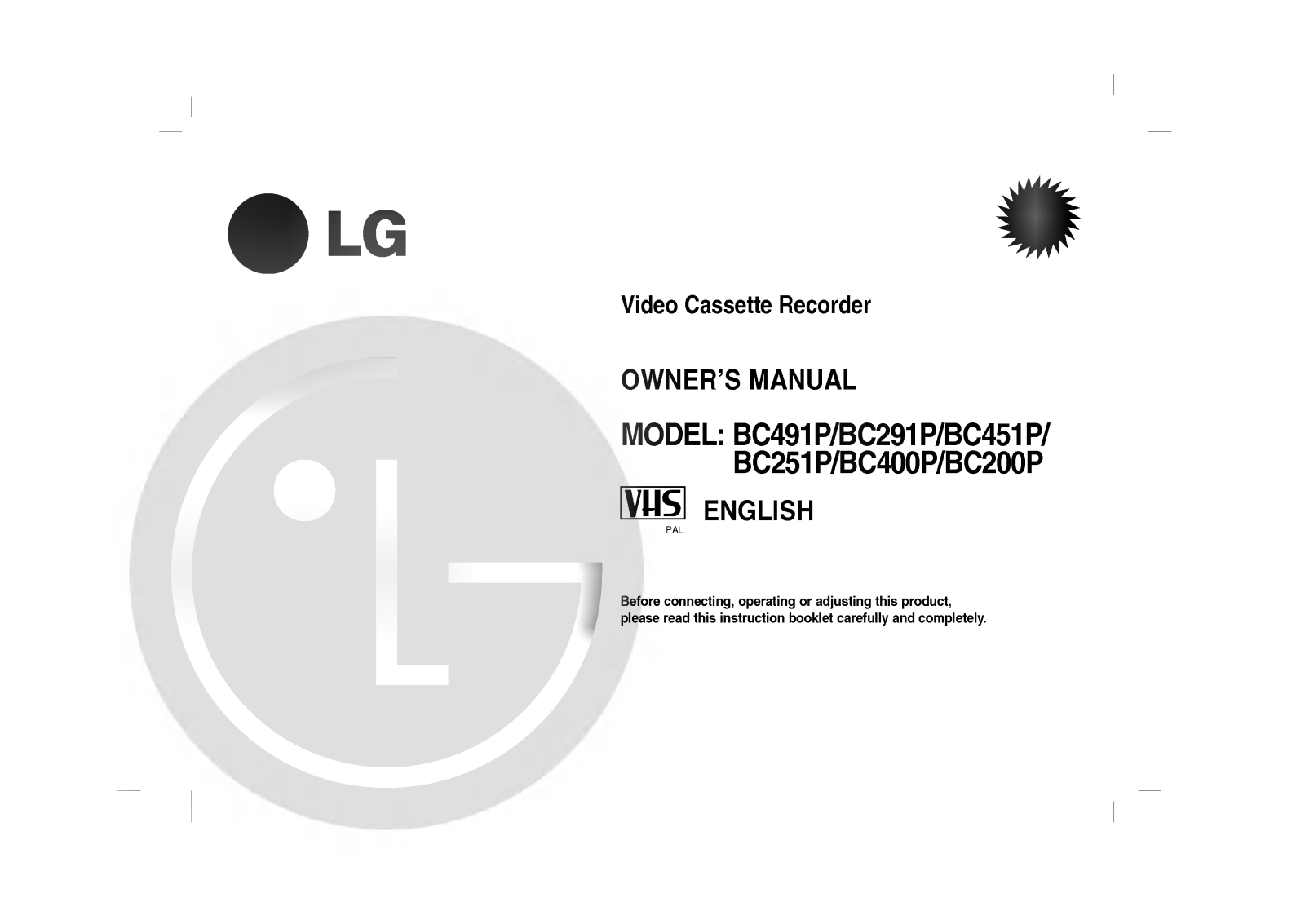 LG ABC251P User Manual