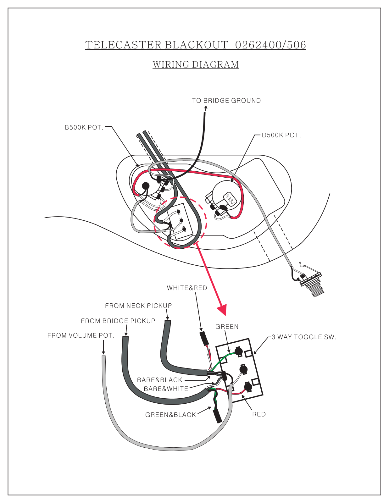 Fender Blackout-Telecaster Service Manual