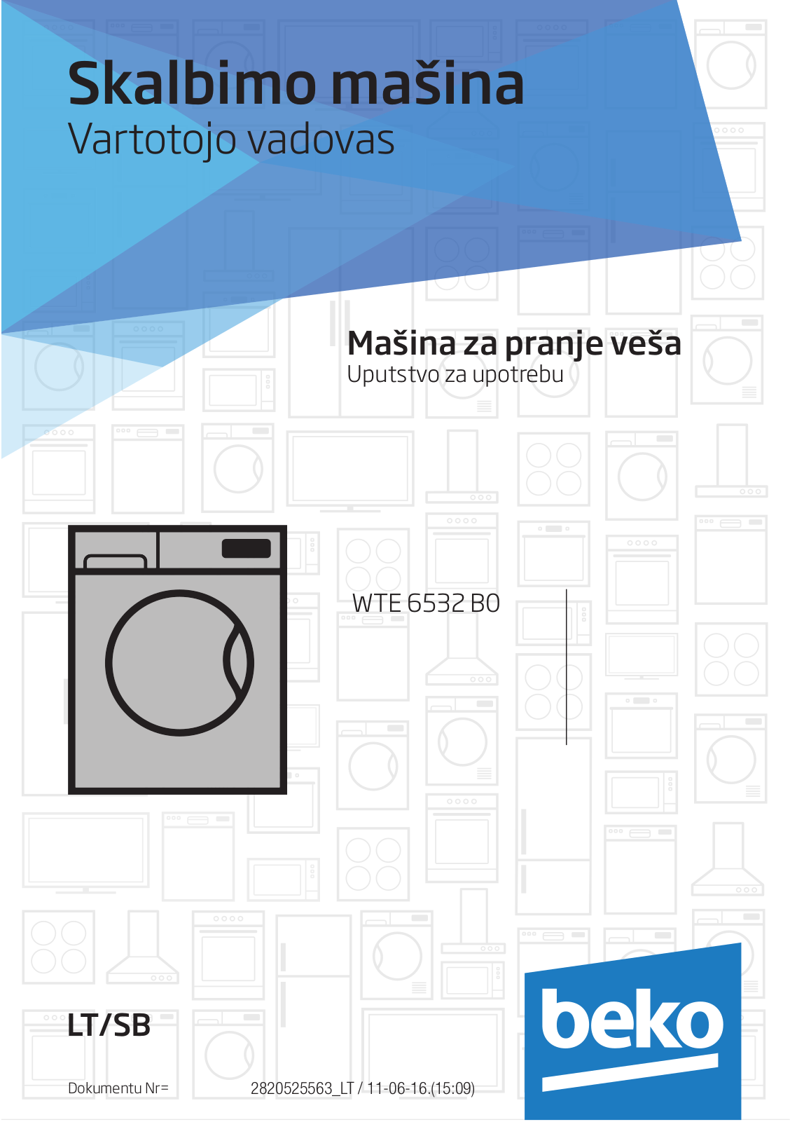 Beko WTE 6532 B0 User manual