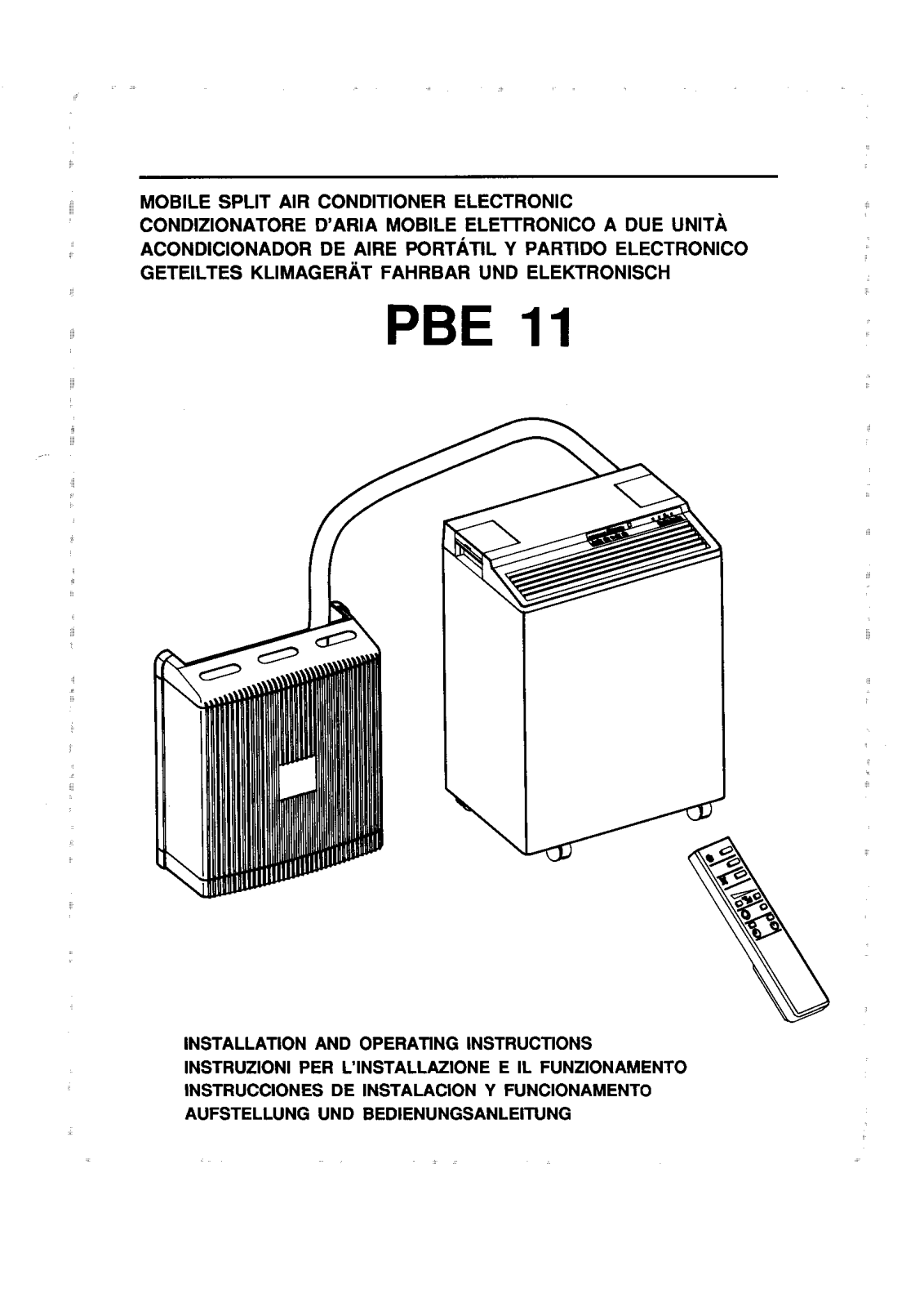 AEG PBE11 User Manual