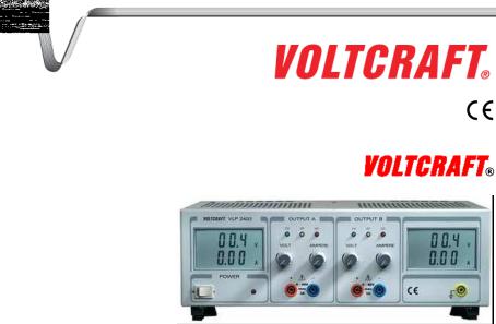 VOLTCRAFT VLP 2403 Operation Manual