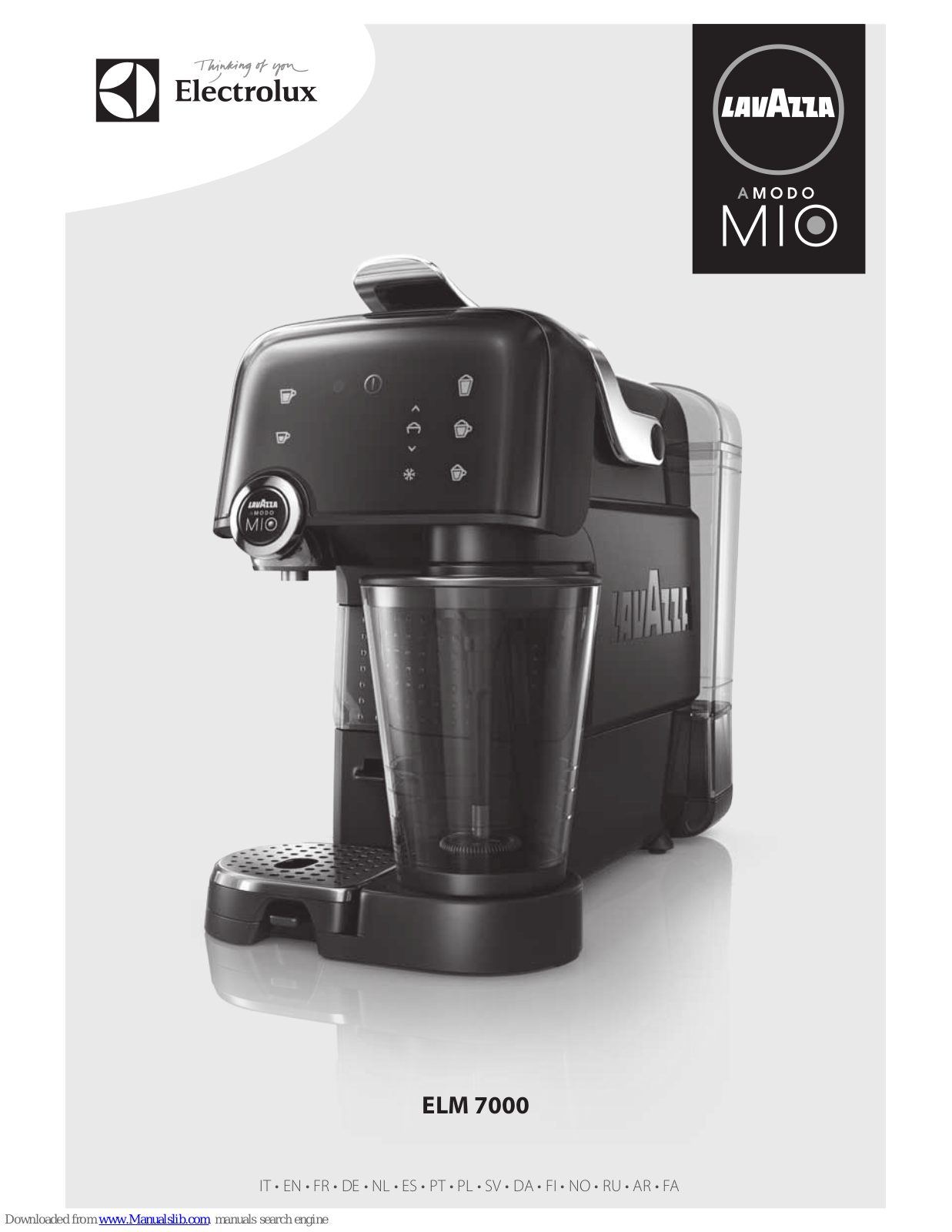 LAVAZZA ELM 7000 Amodo Mio User Manual