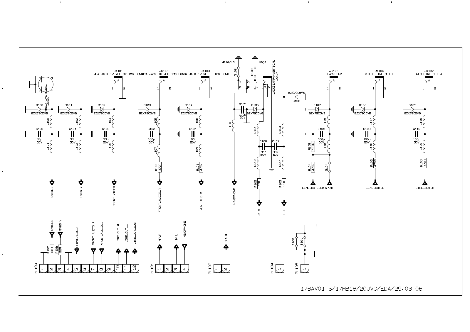 Vestel 17BAV01-3 schematic