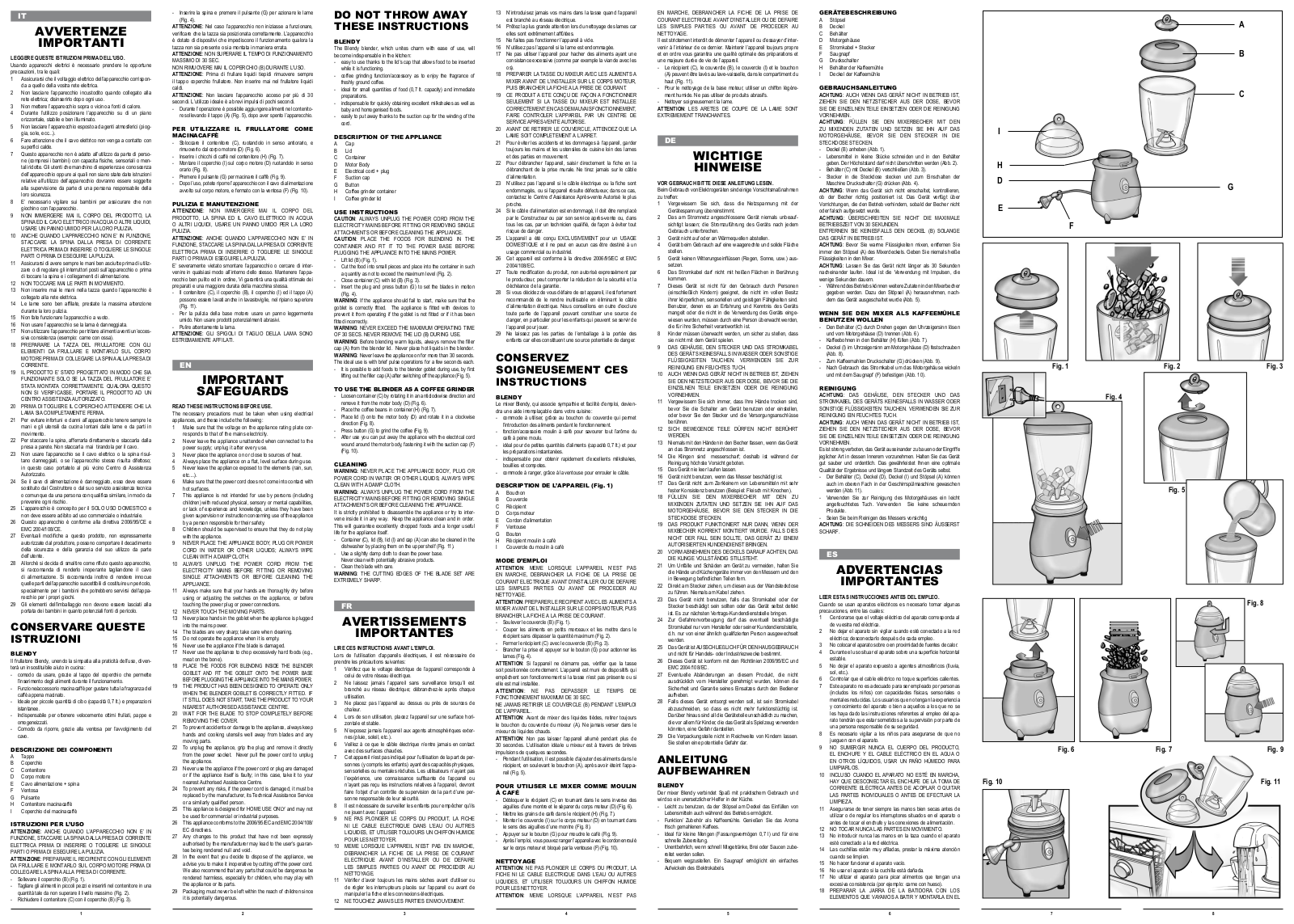 Ariete 570 User Manual