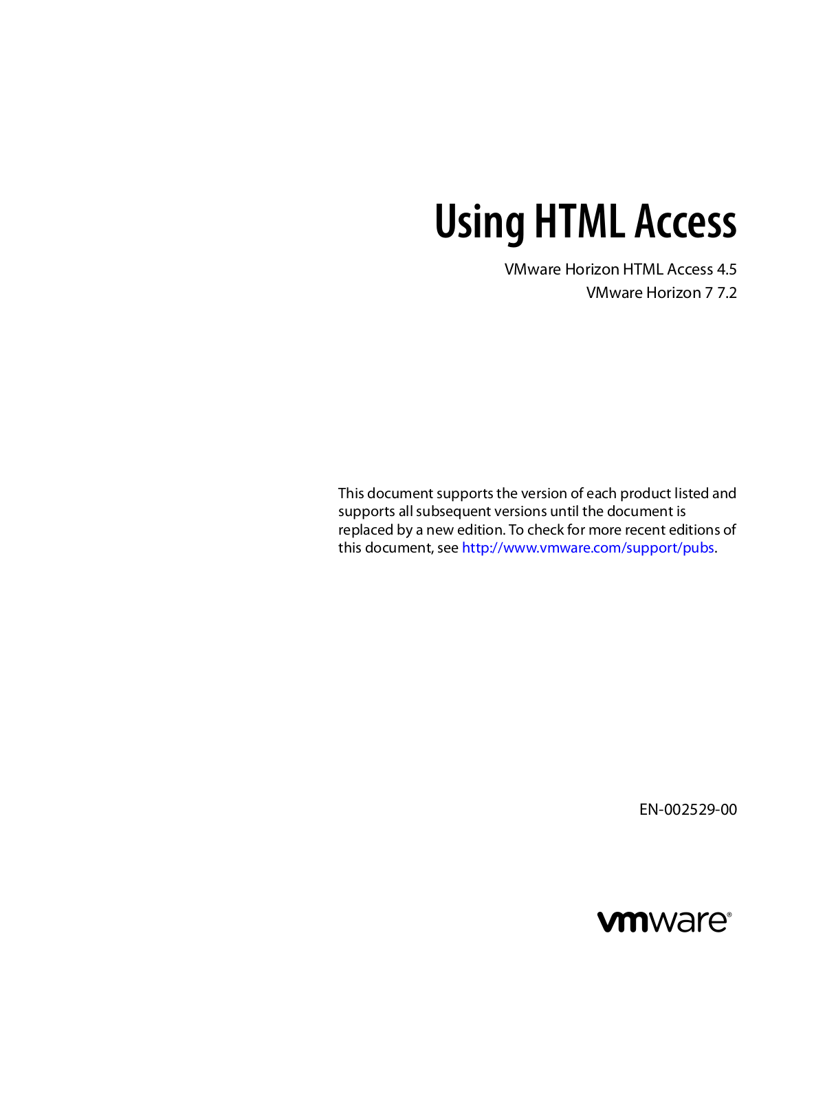 VMware Horizon Client 4.5 User Manual