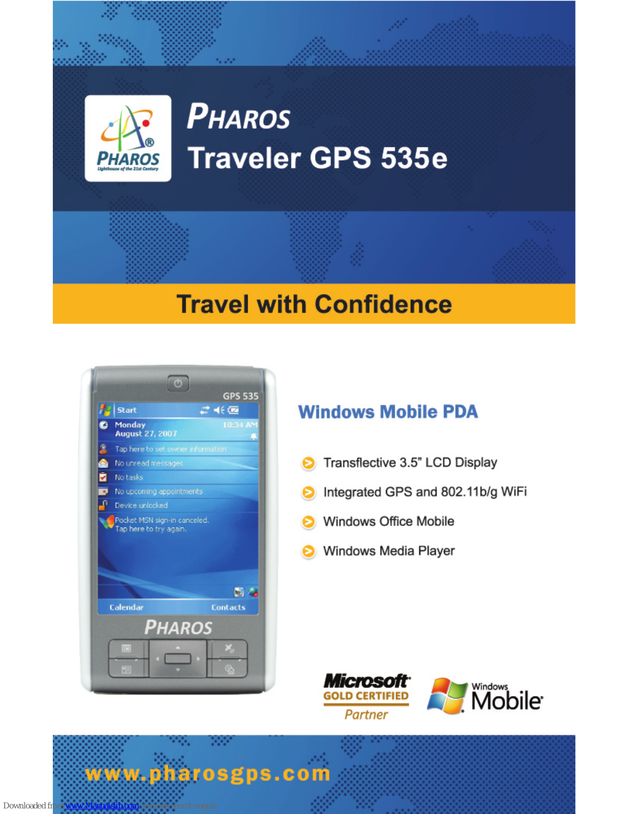 Pharos GPS 535e Specifications - ManualMachine.com