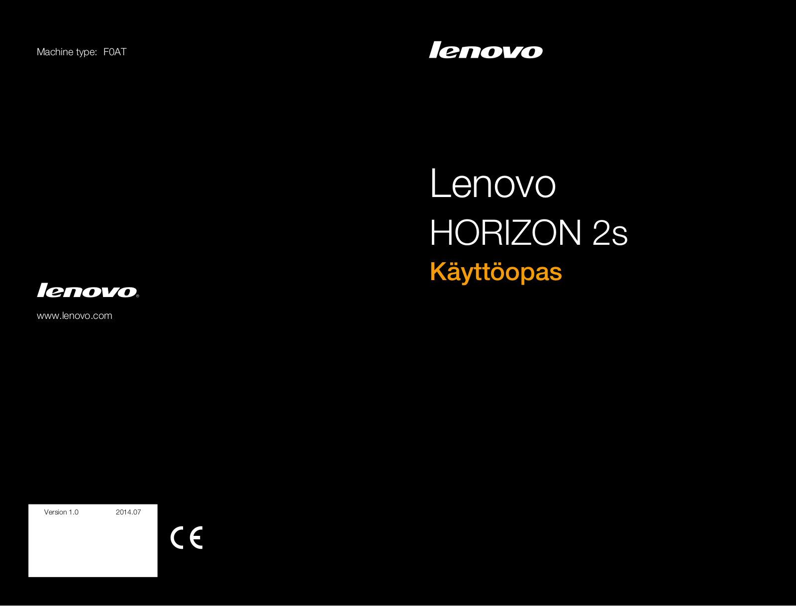 Lenovo HORIZON 2s User Guide