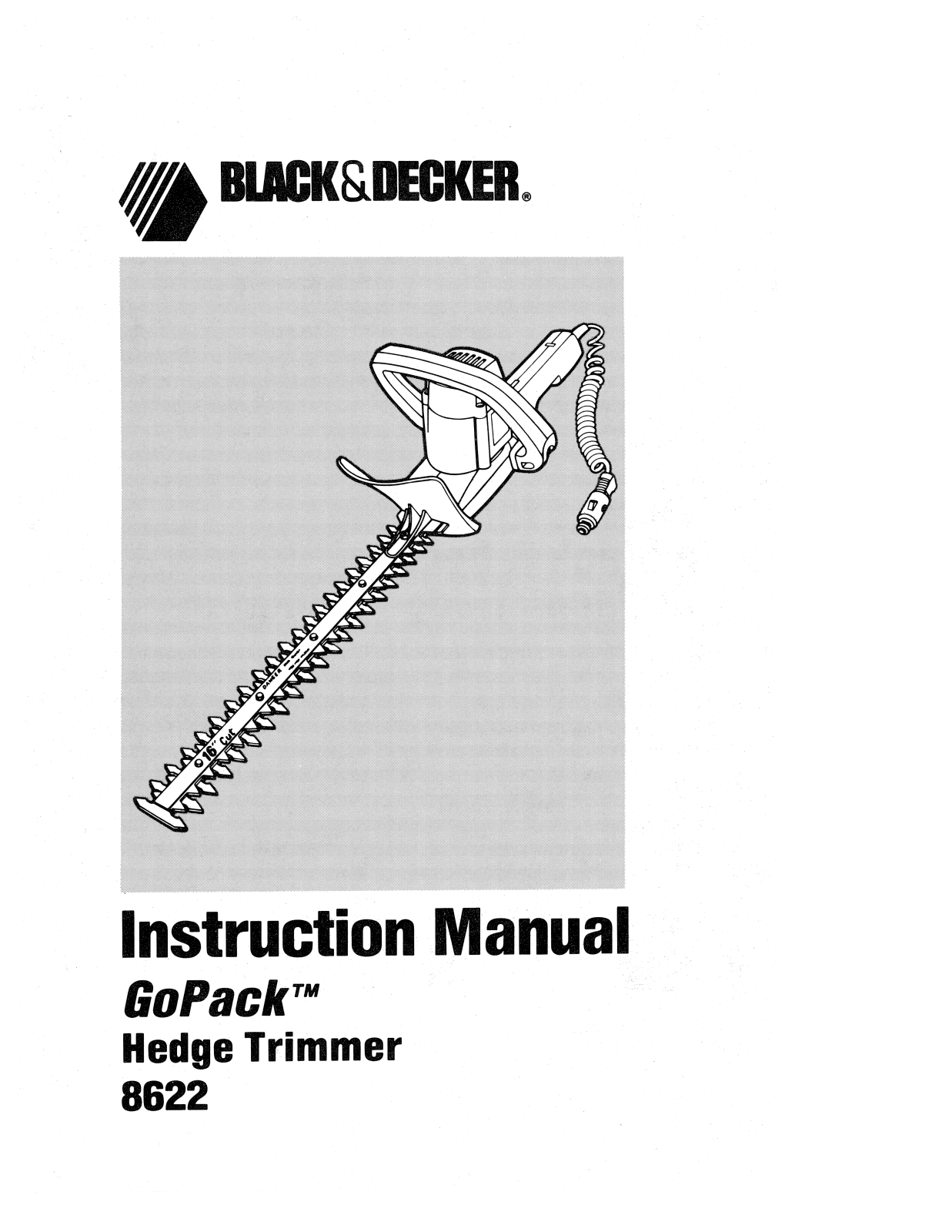 Black & Decker 8622 User Manual