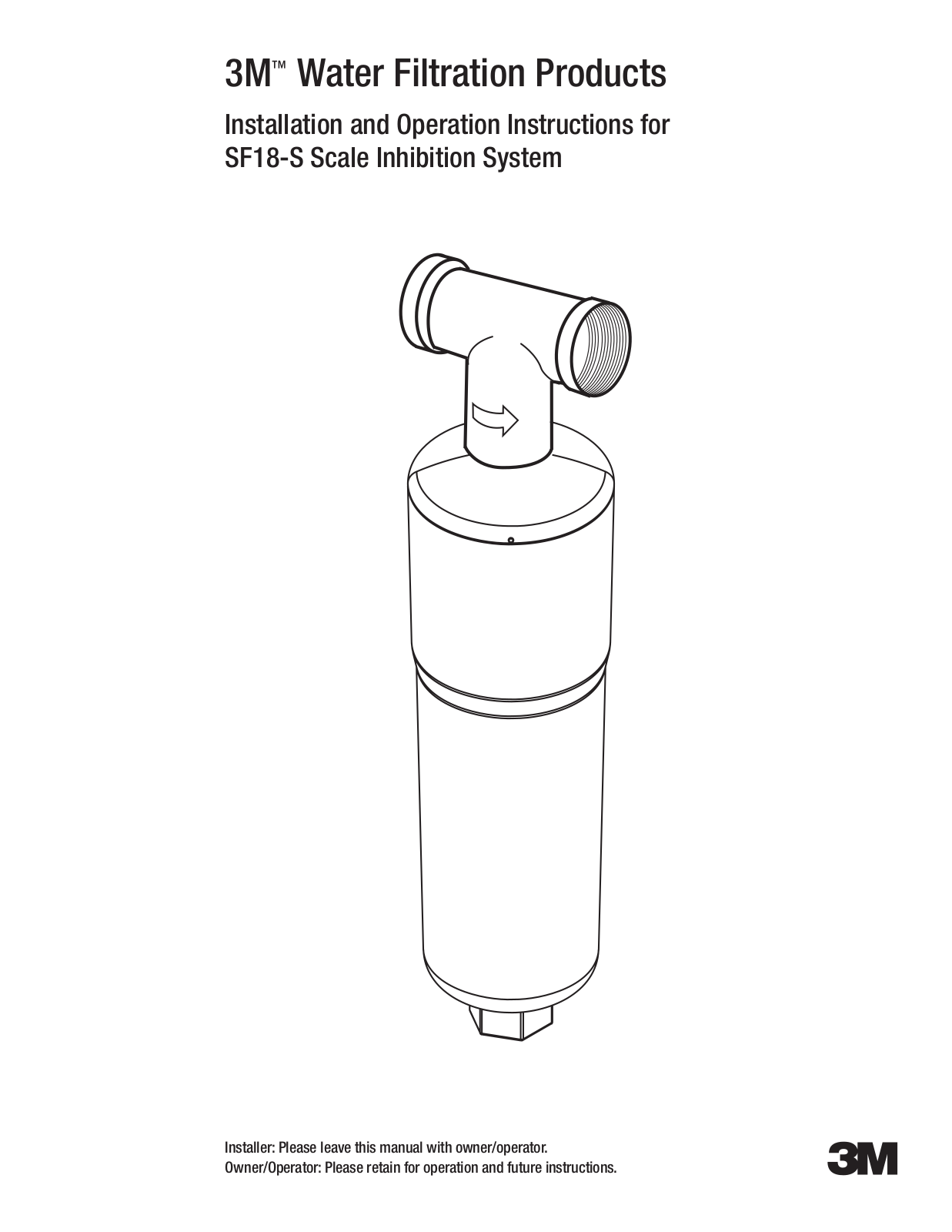 3M SF18-S Installation  Manual