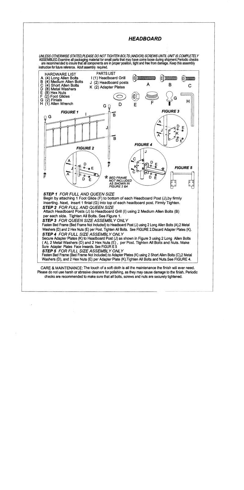 Lark Manor™ W006502913 Installation & Assembly - ManualMachine.com