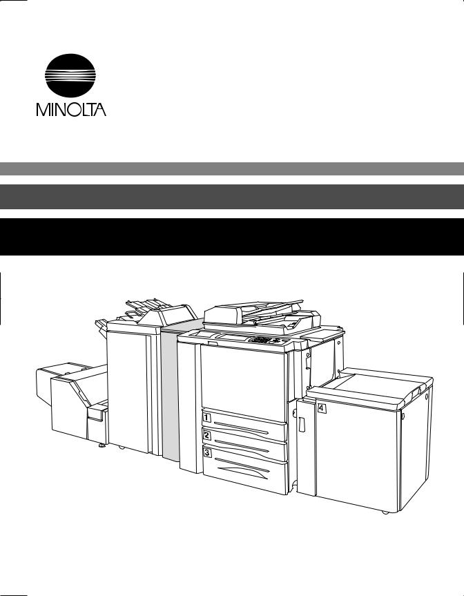 Konica Minolta DI750, PK-1 Manual