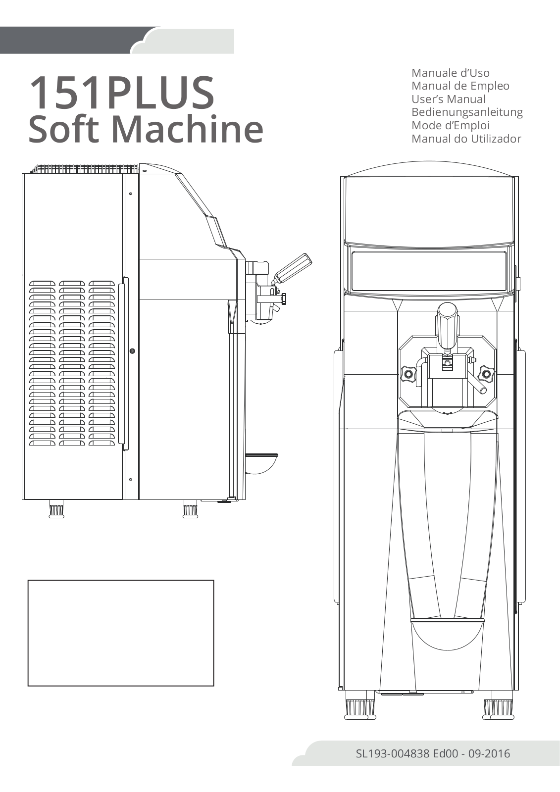 Carpigiani 151 PLUS Installation Manual