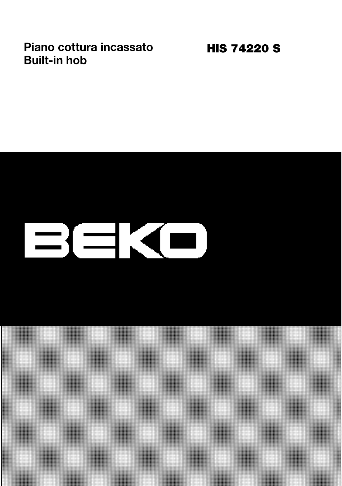 Beko HIS74220S User manual