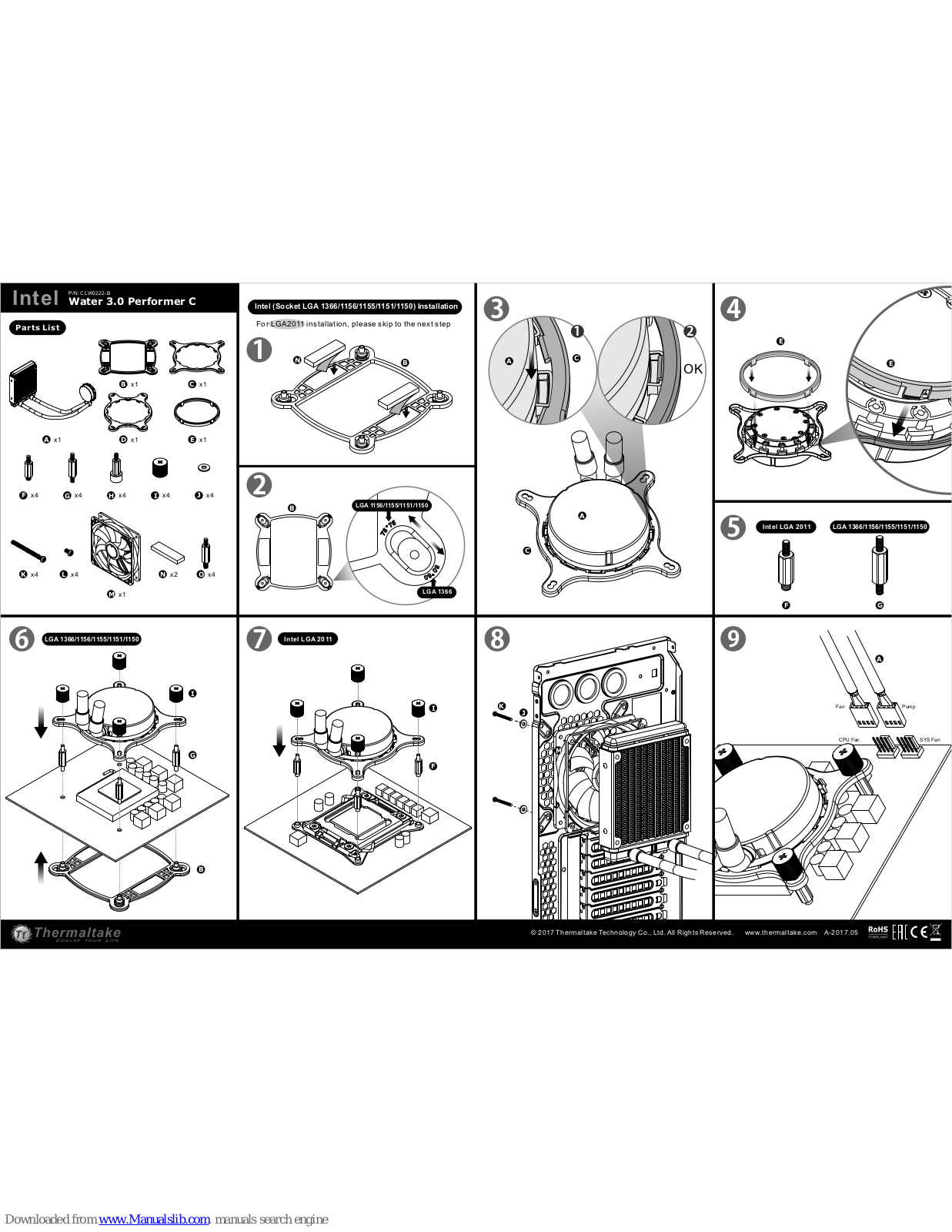 Intel Water 3.0 Performer C, CLW0222-B User Manual - ManualMachine.com