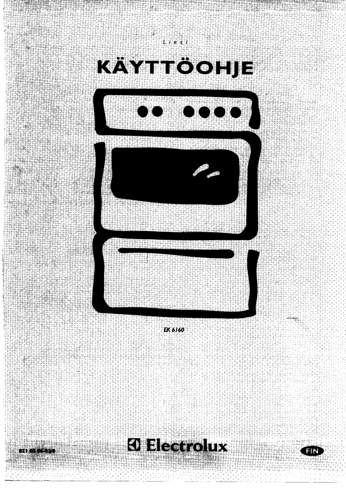 Electrolux EK6160 User Manual