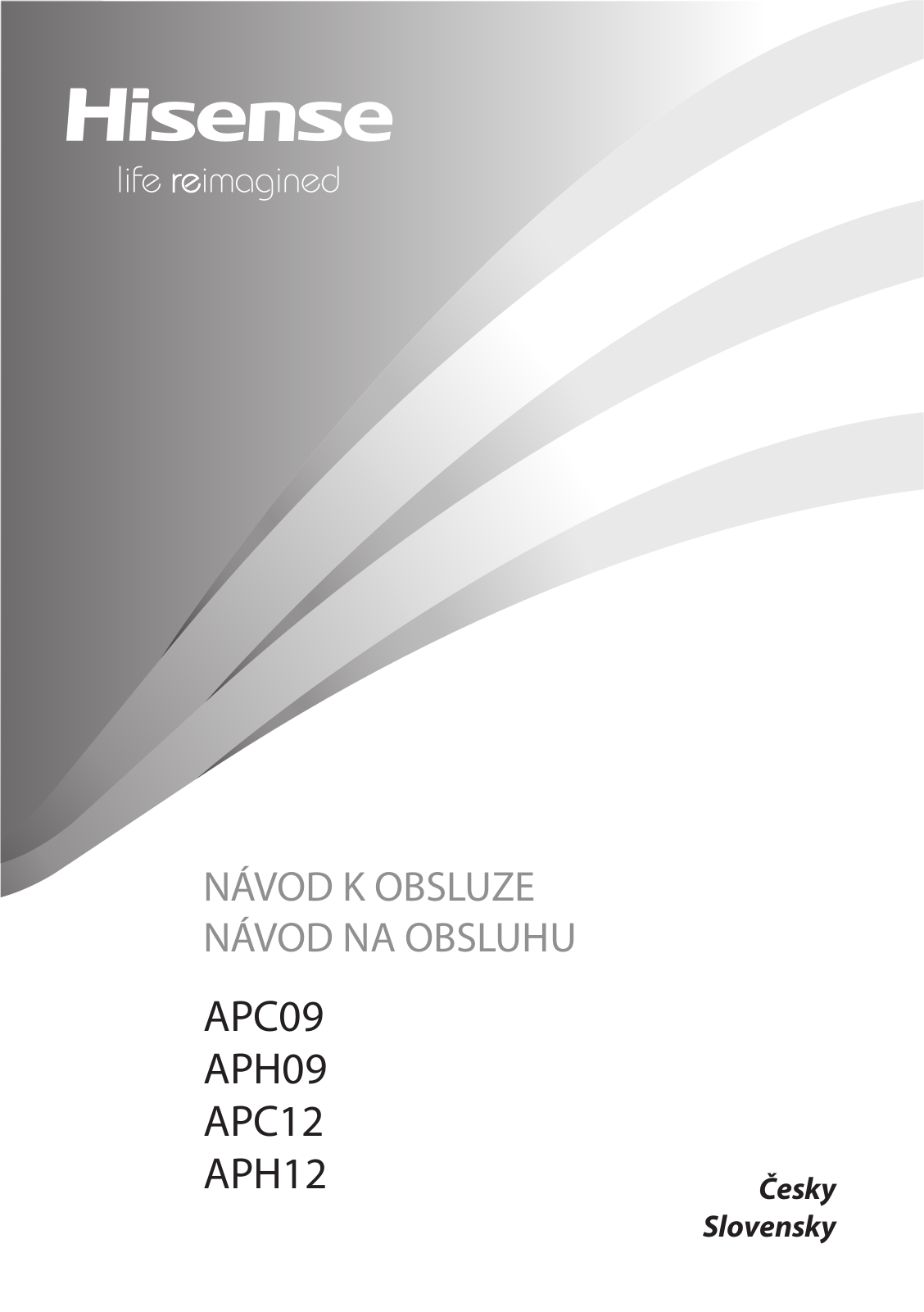 Hisense APC09, APC12, APH12 User Manual