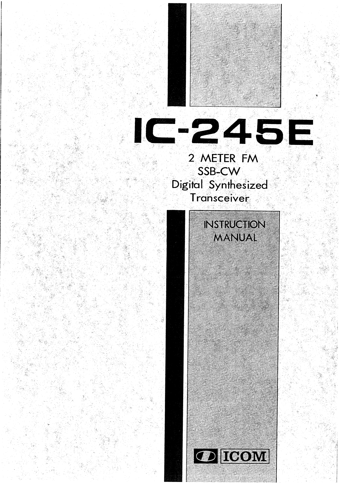 Icom IC-245E User Manual