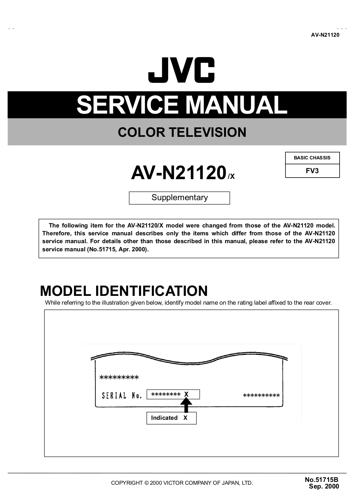 JVC AV-N21120 Service Manual