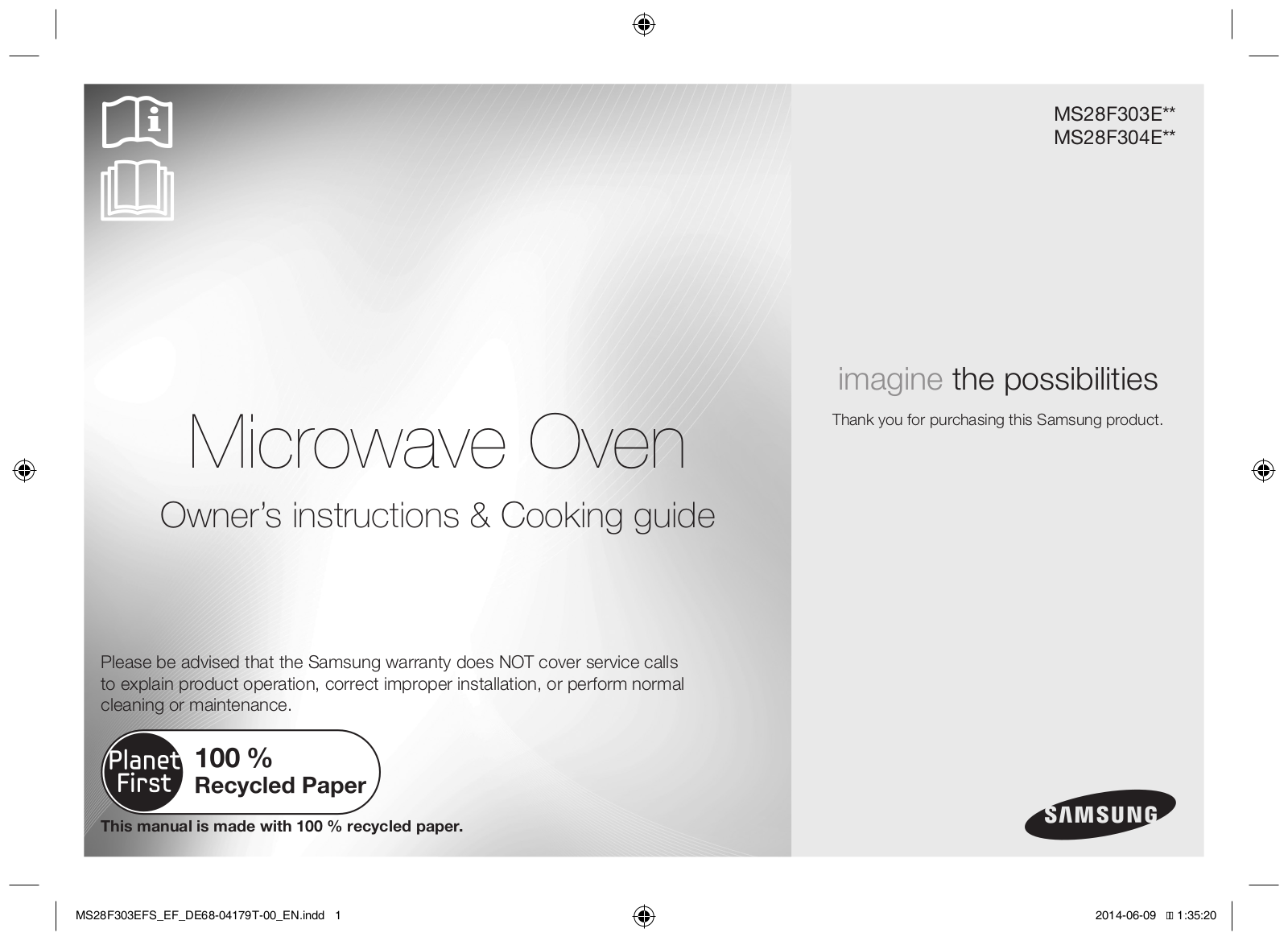 Samsung MS28F303EFS, MS28F303EAW User Manual